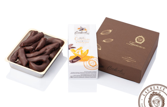 Picture of Laurence Dark chocolate with orange peels*  140gr